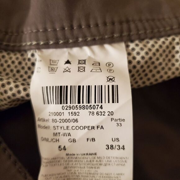 Brax Cooper Fancy Regular Fit Pants sz 38/28 - Picture 8 of 9